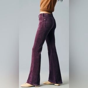 Pilcro- Vintage Cranberry Corduroy Flair -Size 30